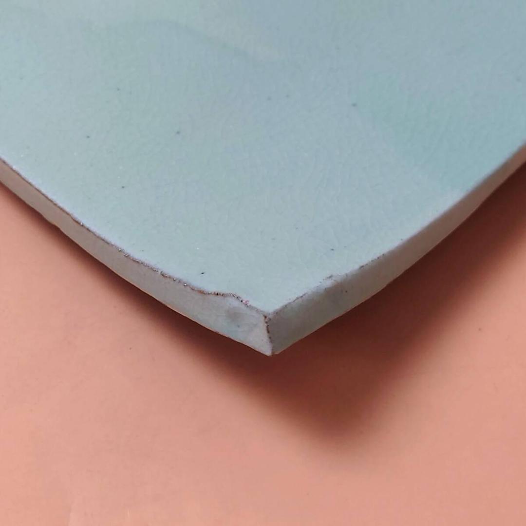 【現状品】 陶器 大皿 銘あり 房山作？ 辰山作？ 秀貞 定価56000円？