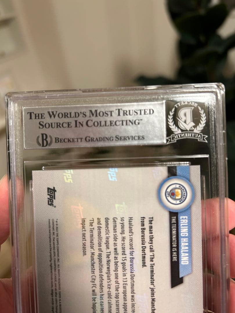 ハーランド サインカード haaland サッカー メッシ topps