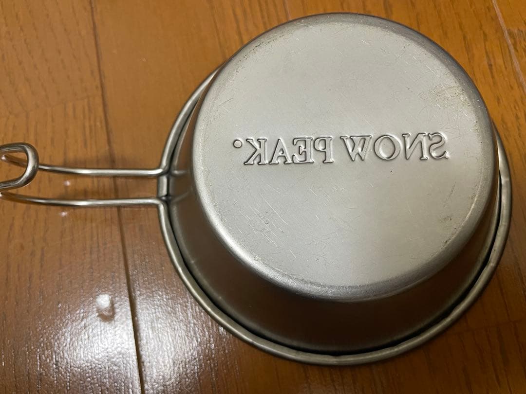 旧ロゴ　 PEAK ステンレス シェラカップ