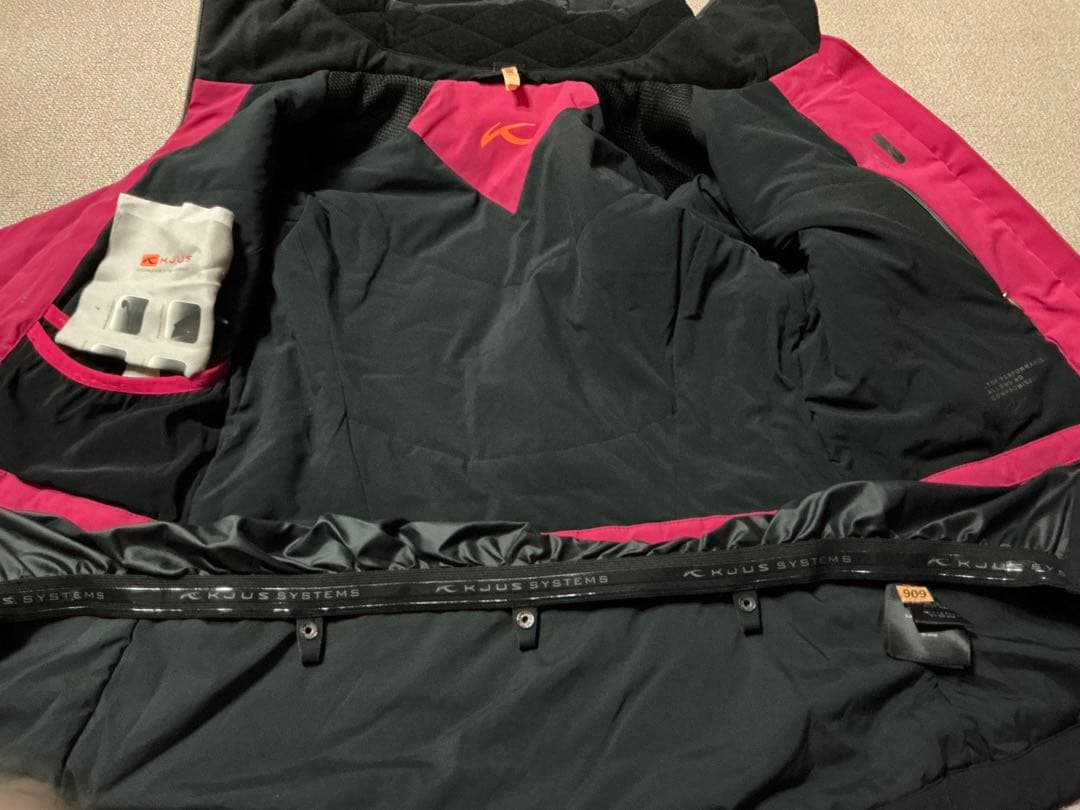 チューススキーウェア 女性用　上下セット　ピンク/グレー