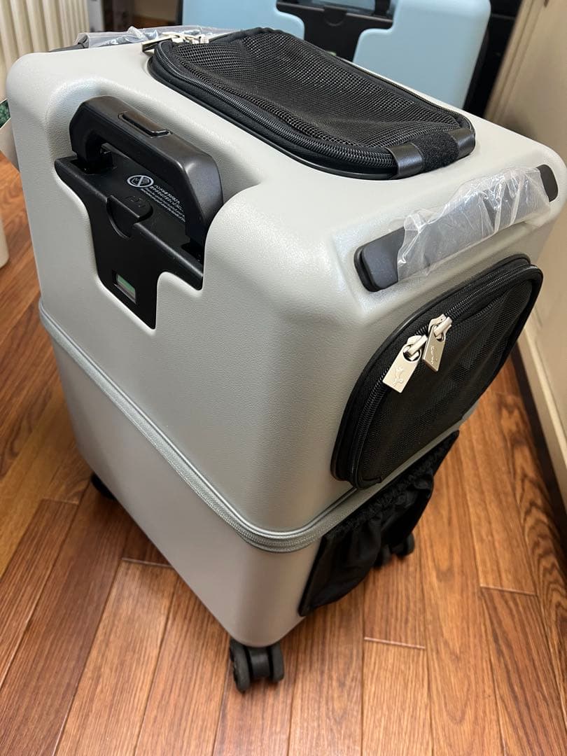 petico ペチコ　ペットカート　ペットキャリー　 グレー　美品　Mサイズ