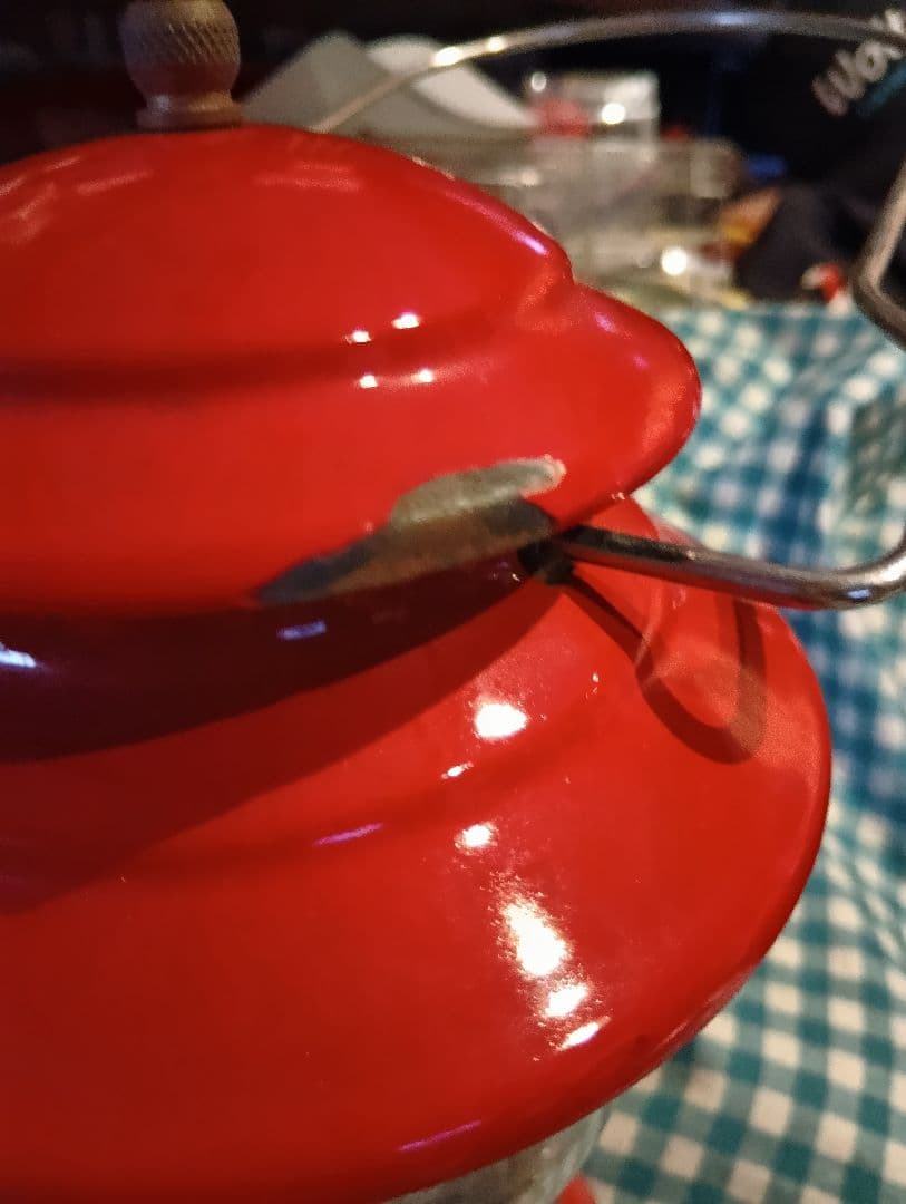 Coleman 赤 ランタン モデル200A　整備済ヴィンテージ