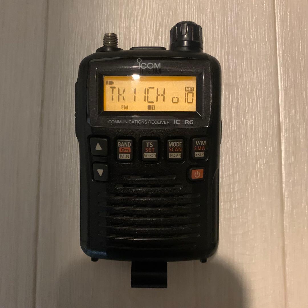 icom ハンディレシーバー IC-R6 DIAMONDアンテナSRH789