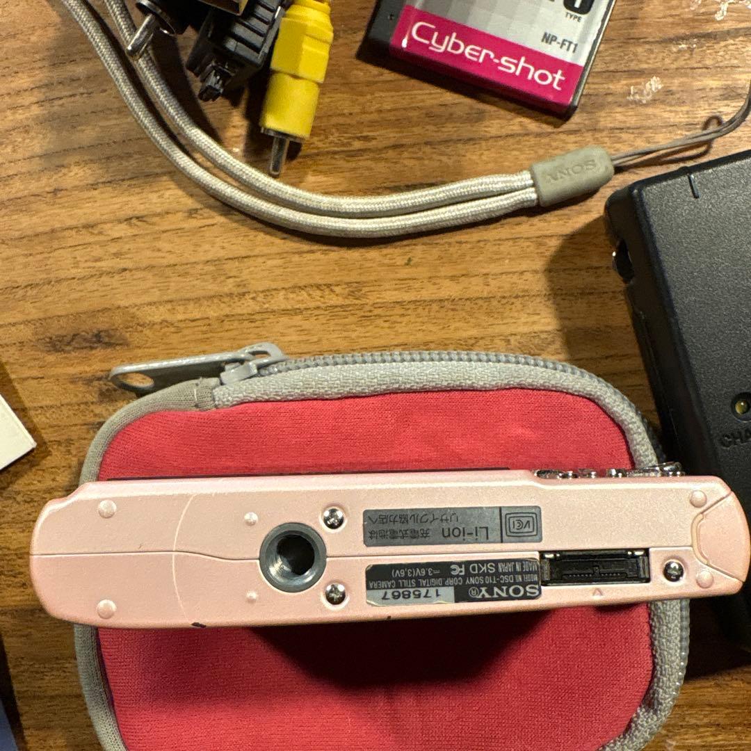 美品　Sony DSC-T10ピンク デジタルカメラ