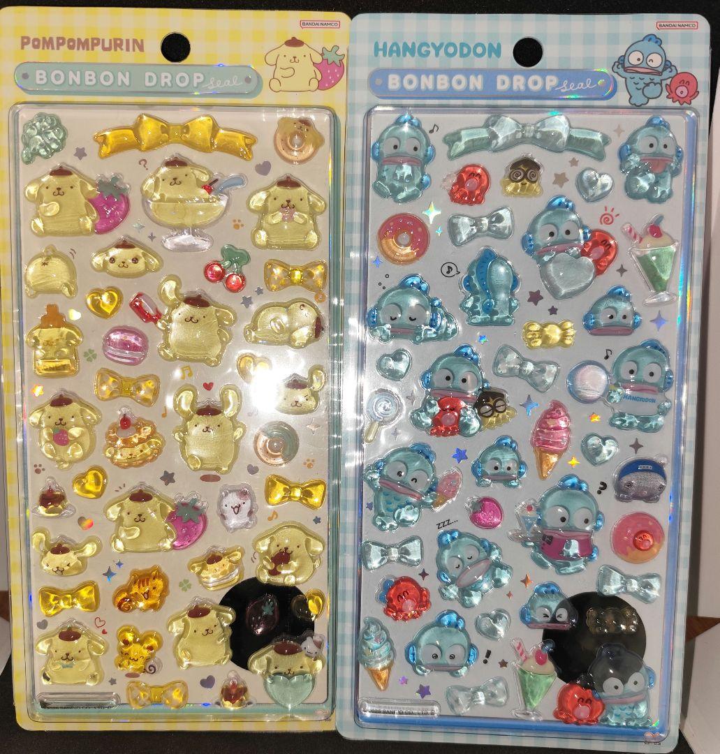 【正規品】ボンボンドロップシール♡サンリオ♡　第2弾　コンプリート　8枚セット