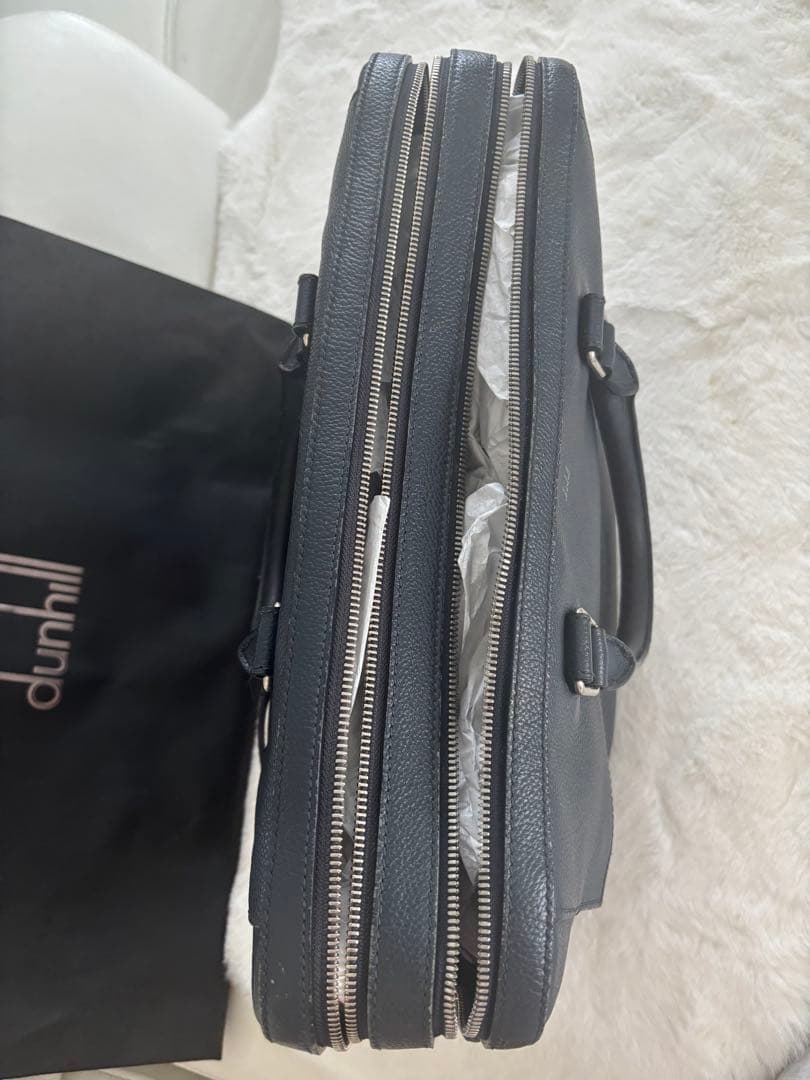 dunhillダンヒル ベルグレイヴ ダブル ドキュメントケース ビジネスバッグ