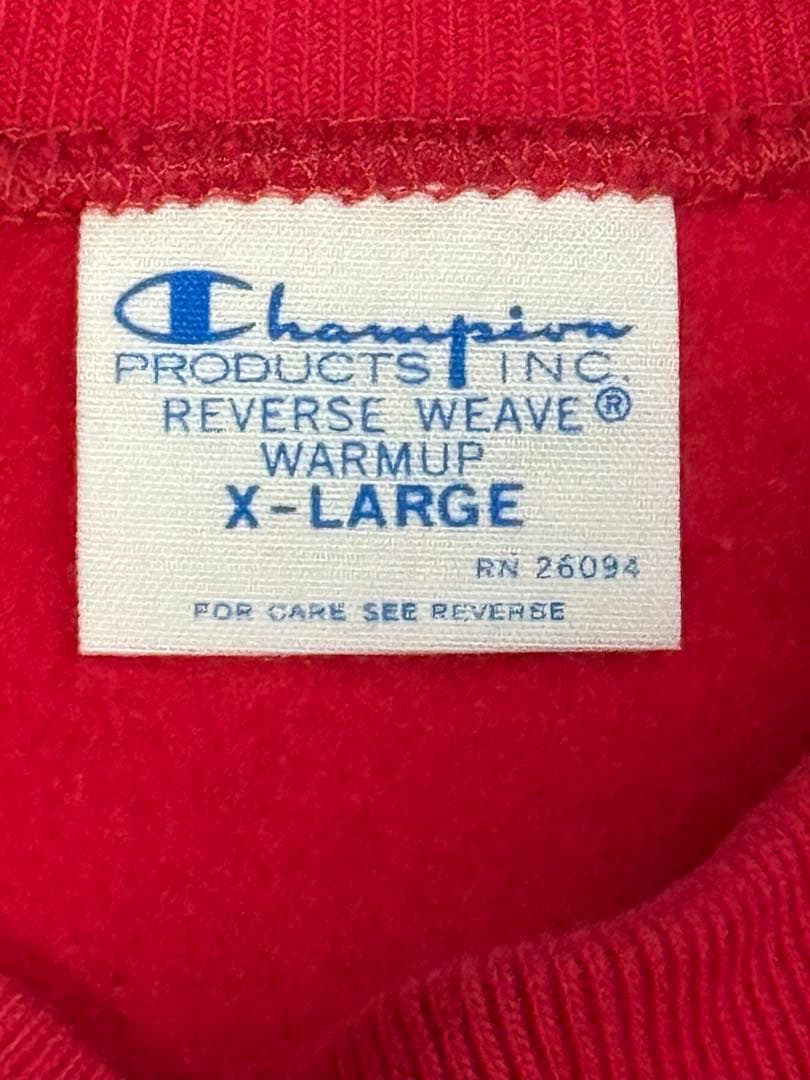 ジャーナルスタンダード 別注 champion リバースウィーブ XL 赤