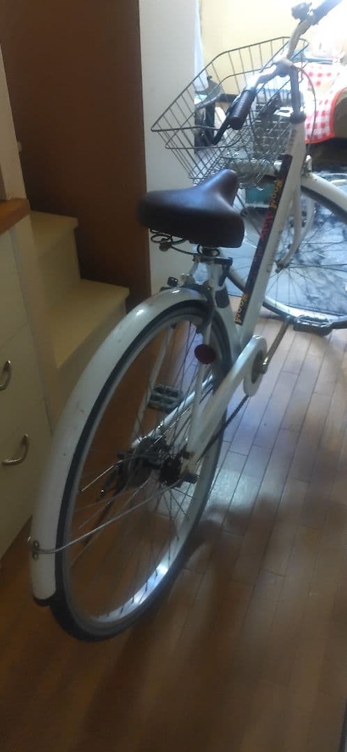 【札幌市内に引き取り限定】シティサイクル 27インチ ホワイト