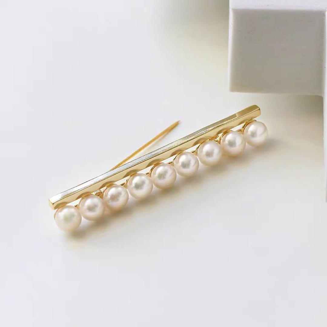 天然淡水真珠　ブローチ