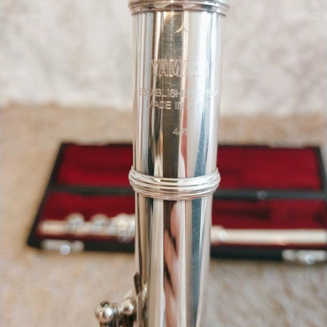 YAMAHA ヤマハ YFL 451 頭部管銀製 Eメカ フルート