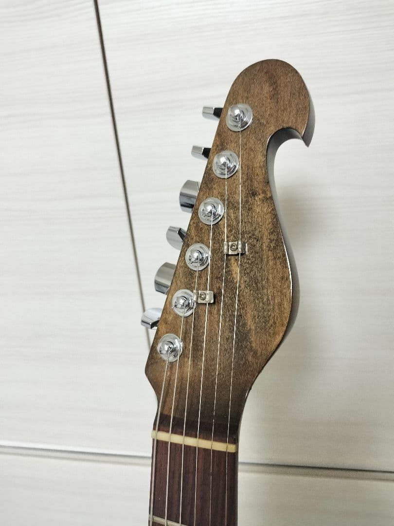 オリジナル エレキギター オイルフィニッシュ ギグバック付き