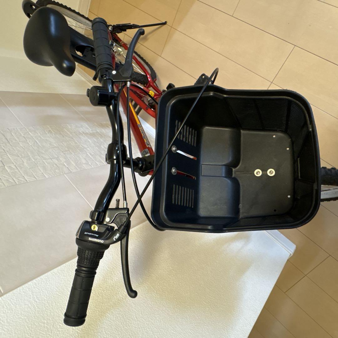 子供用　マウンテンバイク　24インチ　自転車　赤　キッズ　男の子　愛知県　レッド