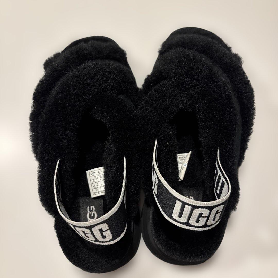 UGG サンダル モコモコ ファー 22cm