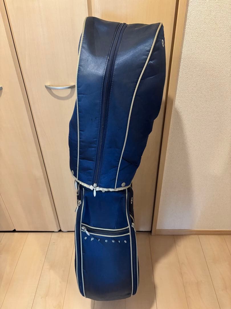 epicure ネイビー レディースキャディバッグ ゴルフクラブ15本セット