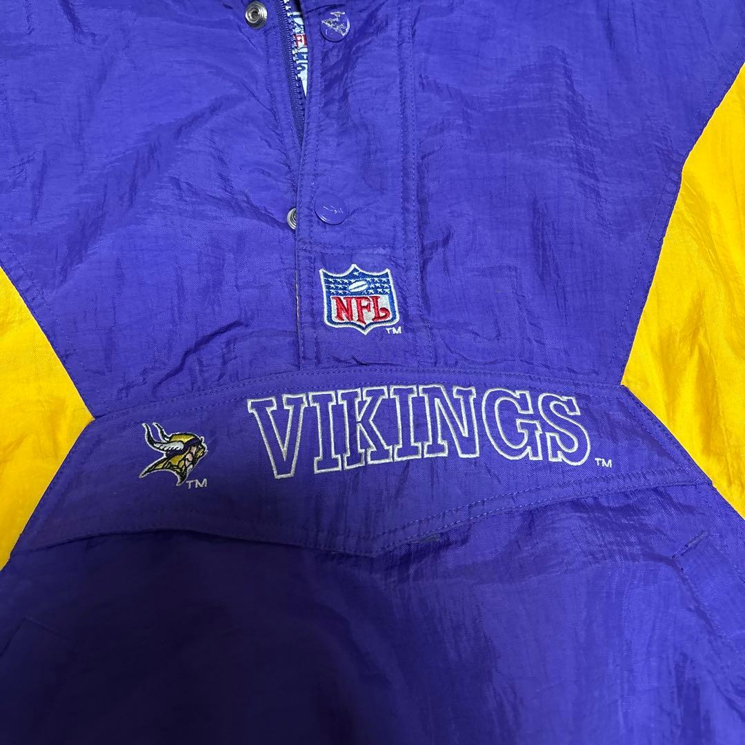 90's スターターSTARTER NFL 中綿スタジアム　バイキングス　XL