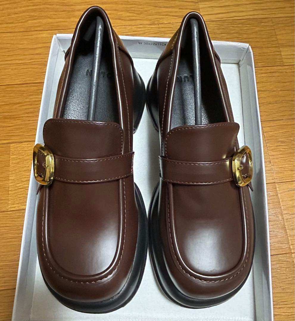 OLUN nuance buckle loafer/ニュアンスバックルローファー