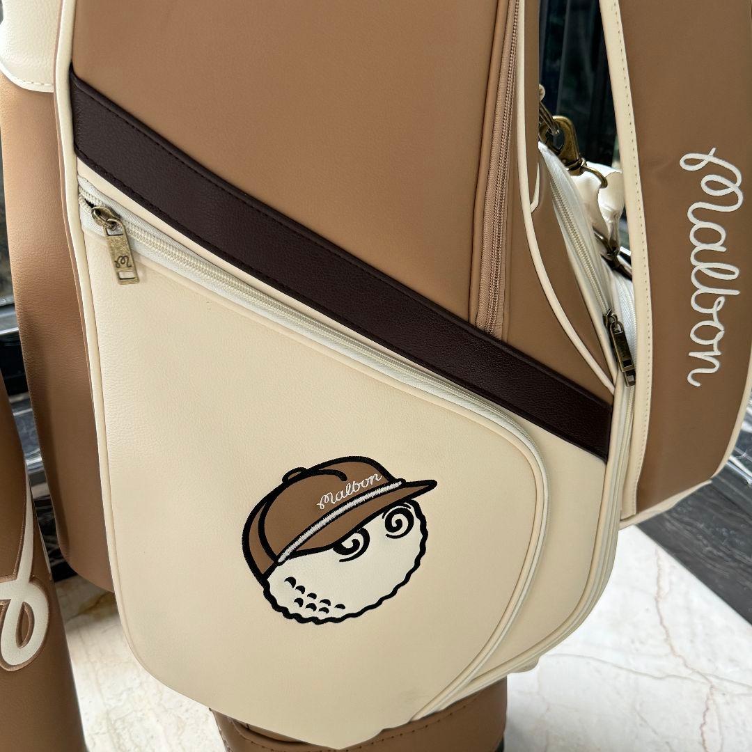 即発送現品限★マルボンゴルフキャディバッグ水色