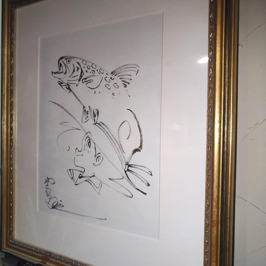 ★矢口高雄「釣りキチ三平」　肉筆画