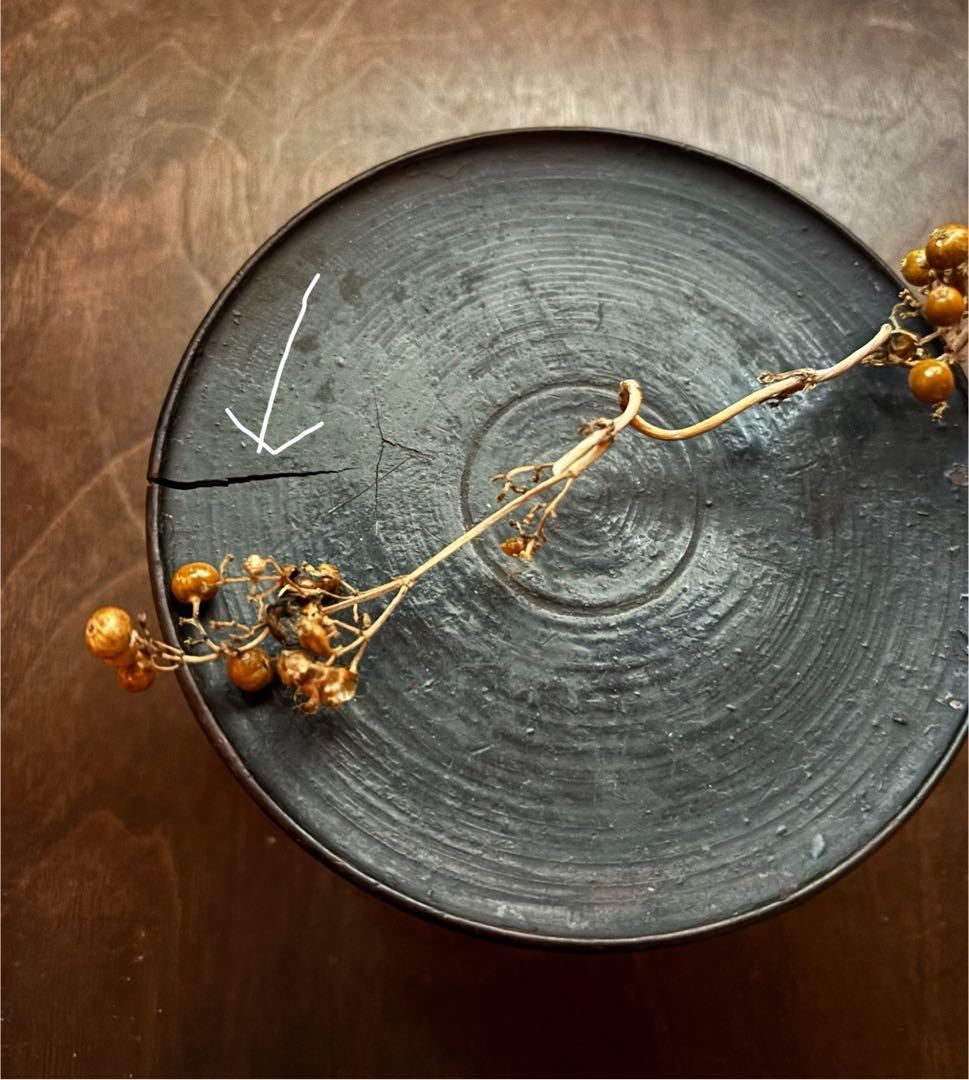 韓国 骨董 木製 高杯 サイズ違い 2つ アンティーク コンポティエ 蚤の市