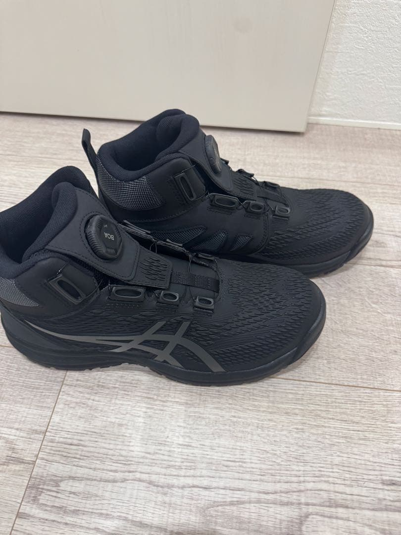 ASICS ハイカット安全靴 ブラック　cp122