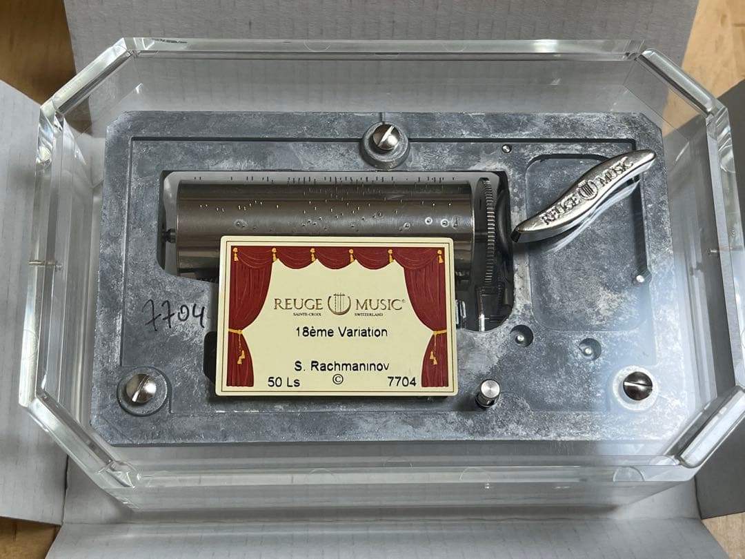 本日値下げ最終日⚠︎スイスリュージュ 高級オルゴール 50弁 ラフマニノフ18変奏