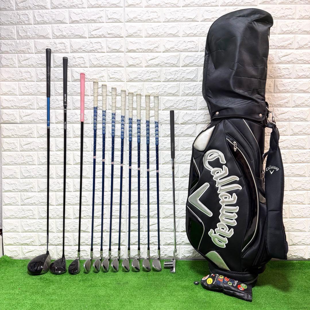 ゴルフセット　豪華　キャロウェイ　XR ラウンド仕様　打感良好　すぐ使える
