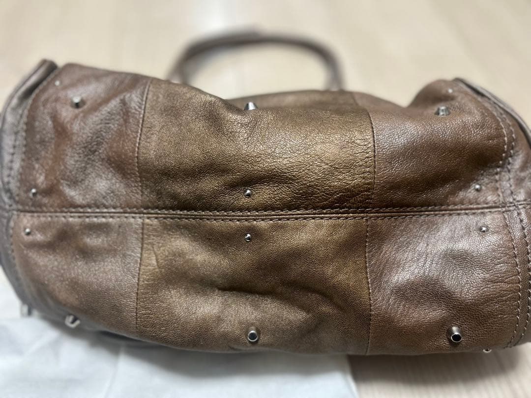 Chloé ブラウンハンドバッグ 保存袋付き