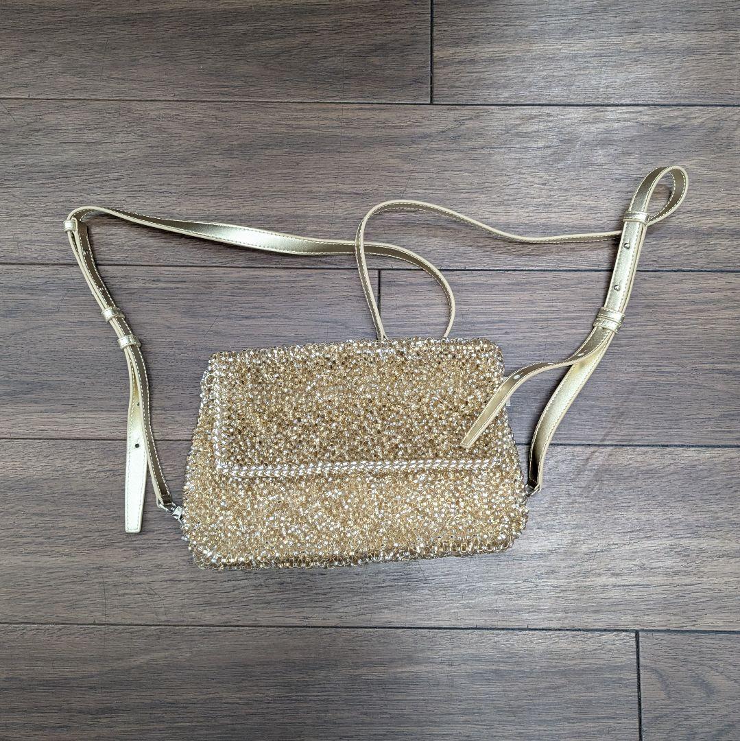 ANTEPRIMA アンテプリマ ゴールド ビーズバッグ