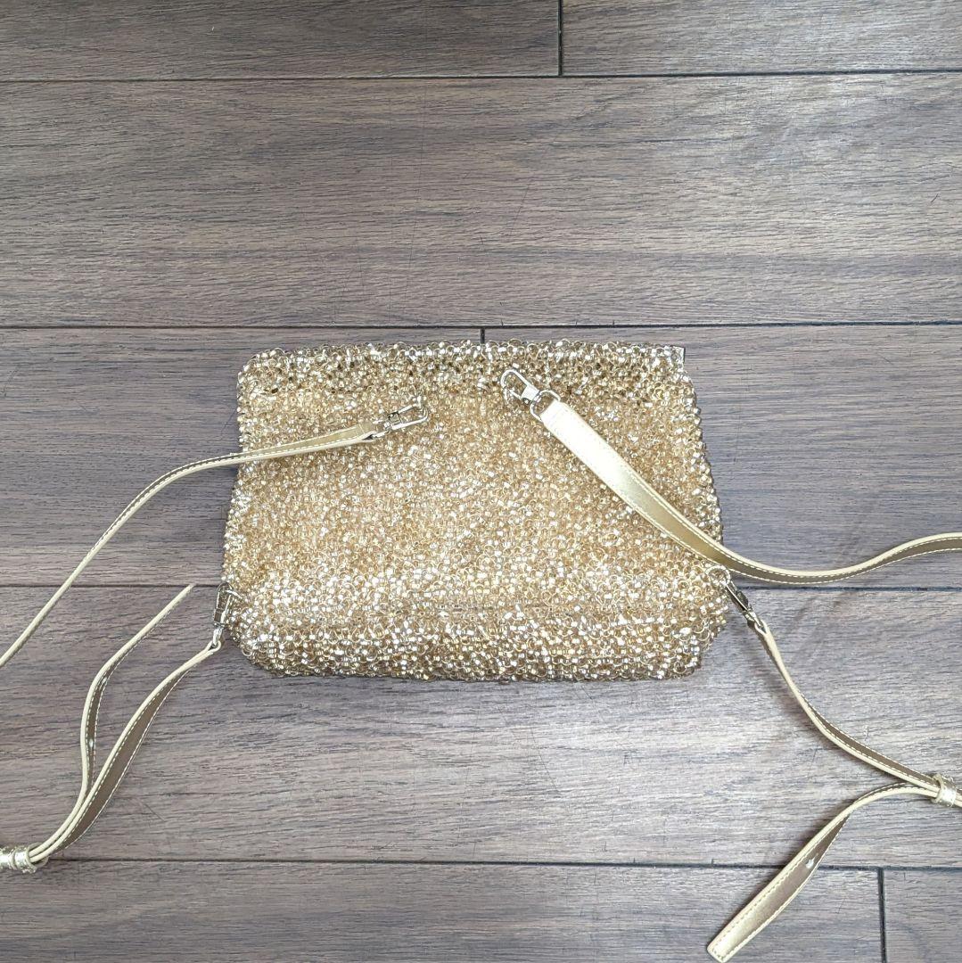 ANTEPRIMA アンテプリマ ゴールド ビーズバッグ