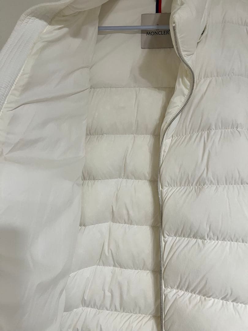 【ばなくま】MONCLER メンズ ホワイト ダウンジャケット