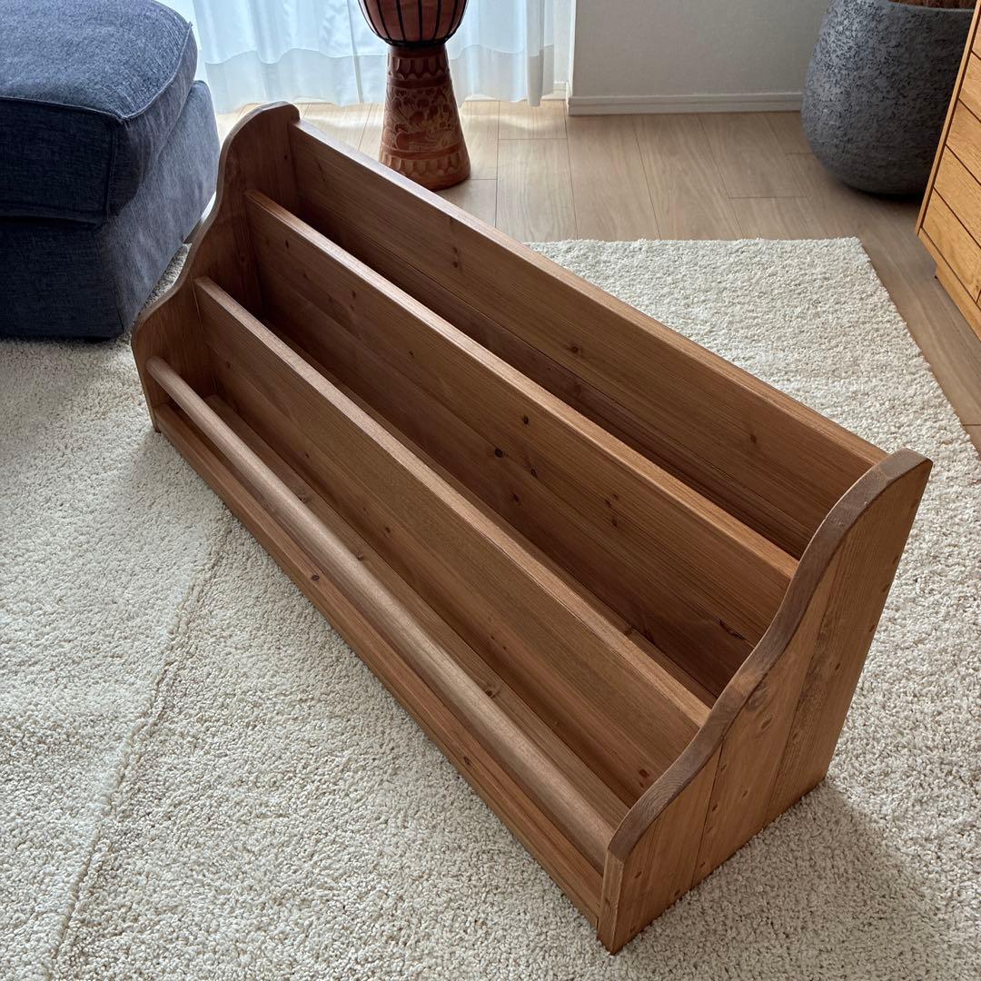 表紙の見える絵本棚⭐︎美品！木製、幅90センチ