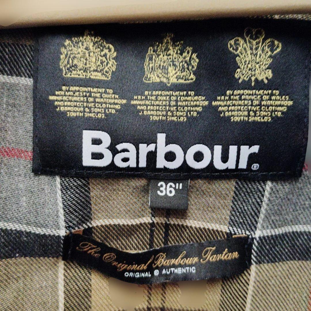 美品 Barbour オイルド フーデッドビデイル コーデュロイフード付き