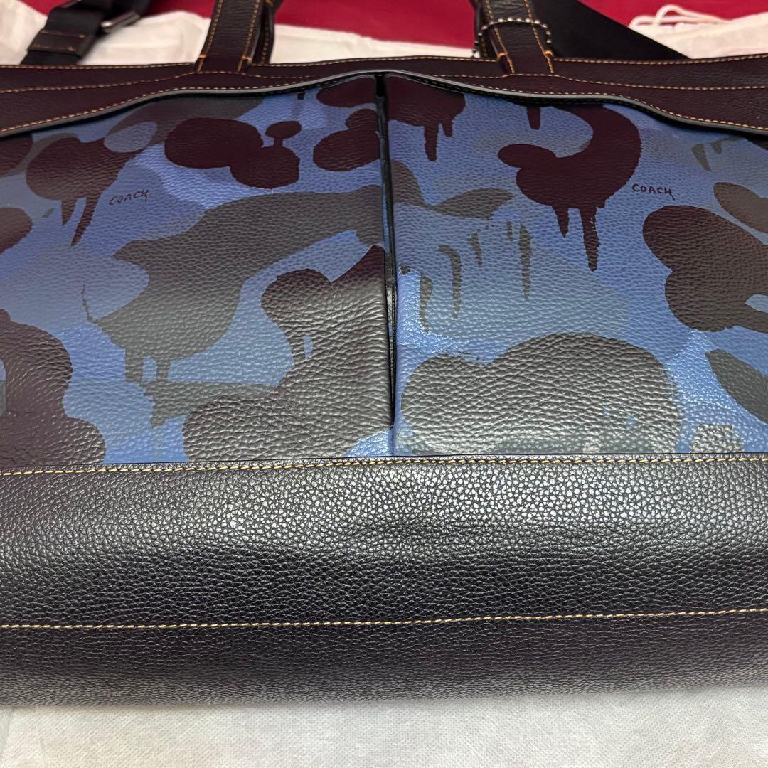 coach☆カモフラ柄2wayビジネスバッグ