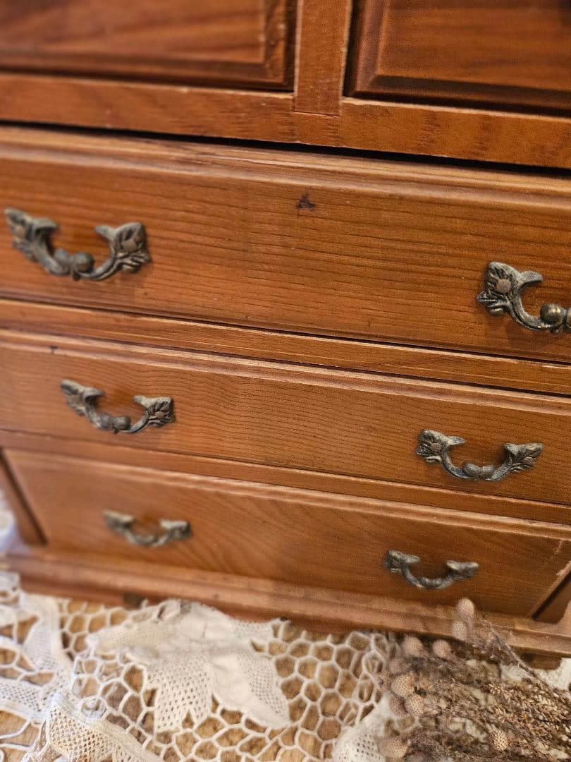 フランスアンティーク風　小物入れ　キャビネット　ブロカント