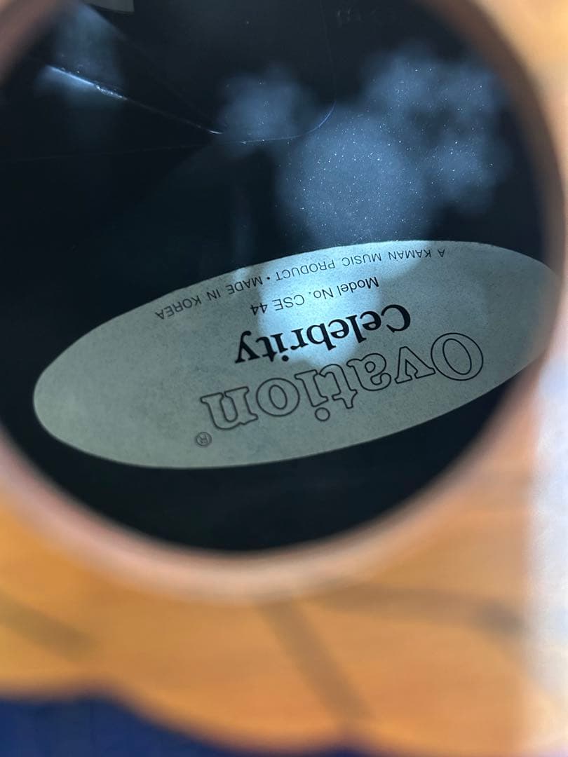 Ovation エレアコ　ギター 韓国製　美品　CSE44 ハードケース付き