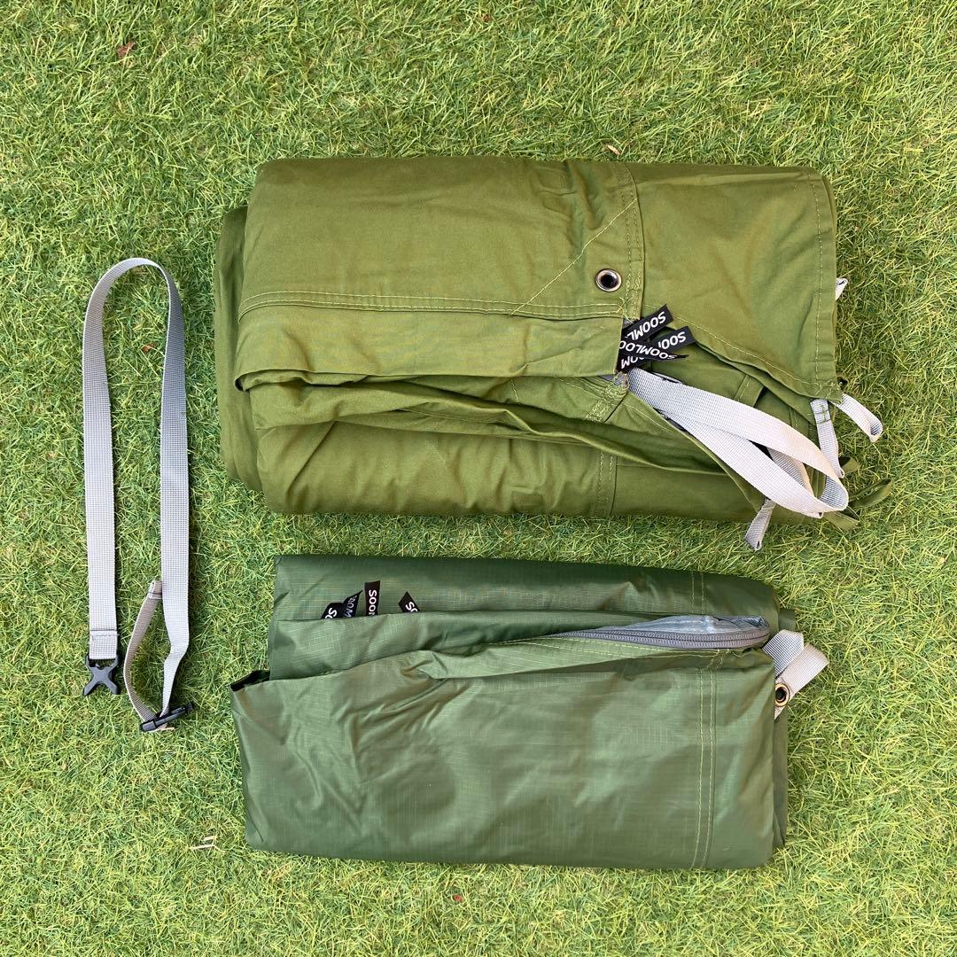 SoomLoom ミリタリーテント　X-large 専用フロントウォール付き