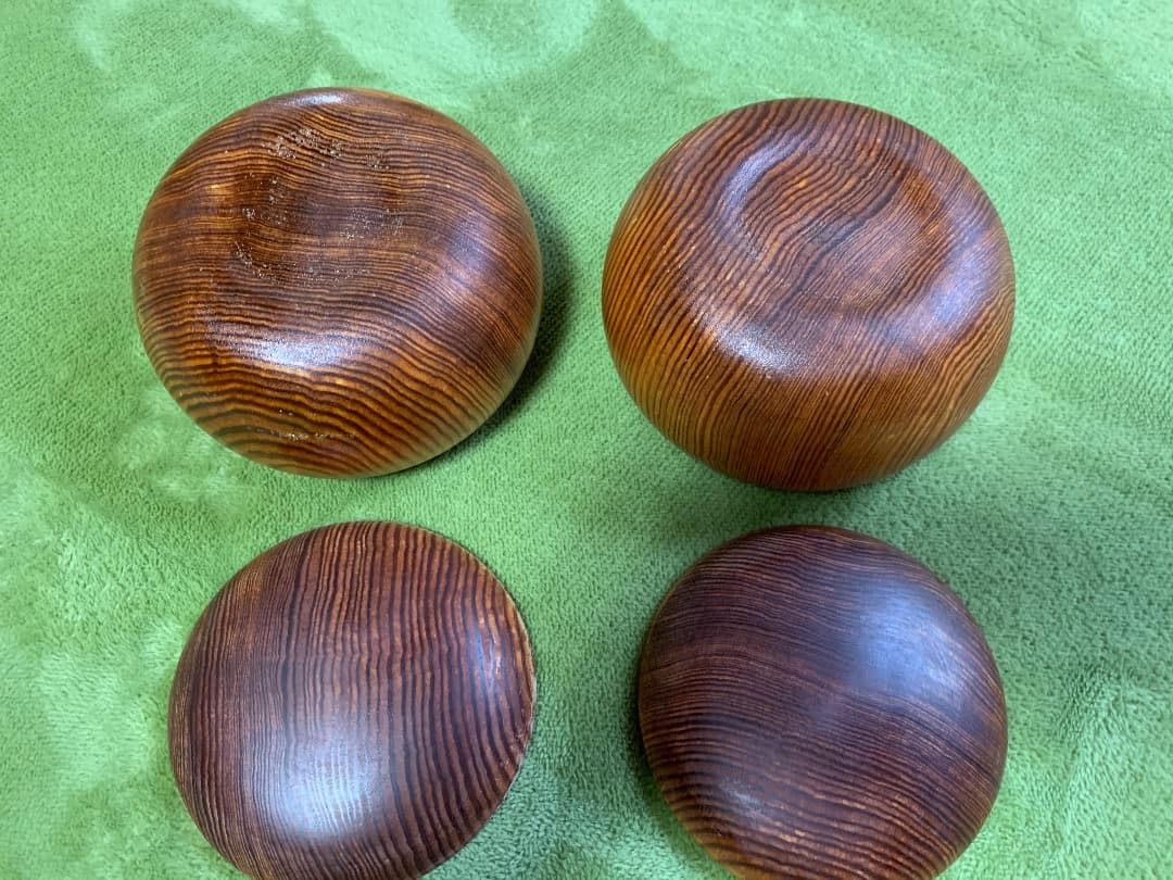 【希少　国産　松】　　碁笥