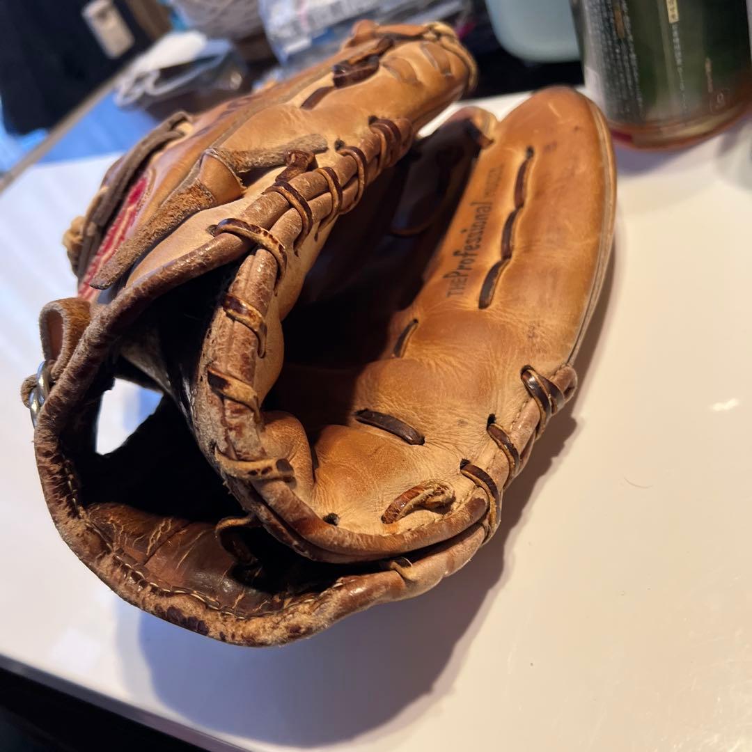 ZETT 硬式グローブ 茶色 使用感ありサード用