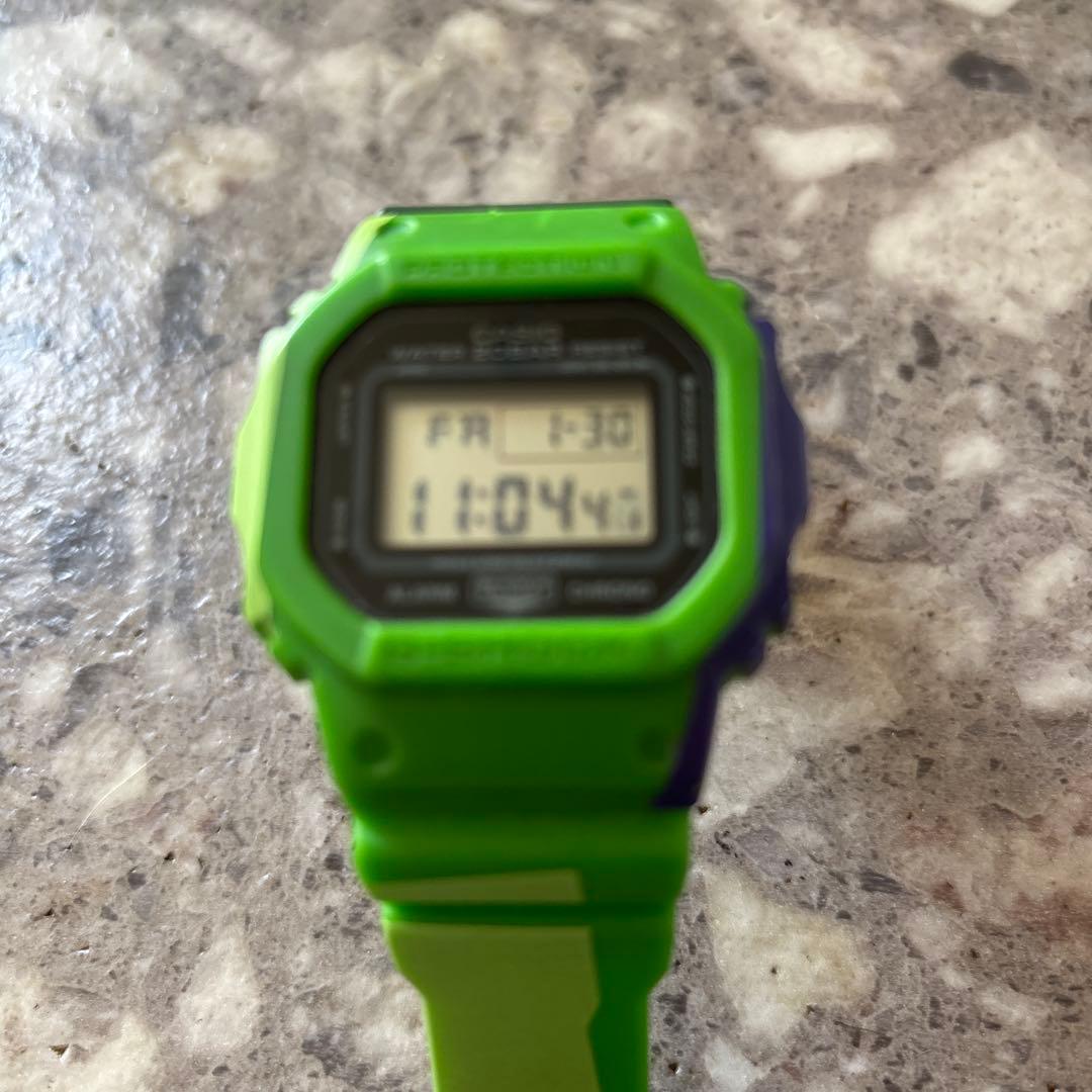 CASIO G-SHOCK グリーン/ネイビー デジタル腕時計