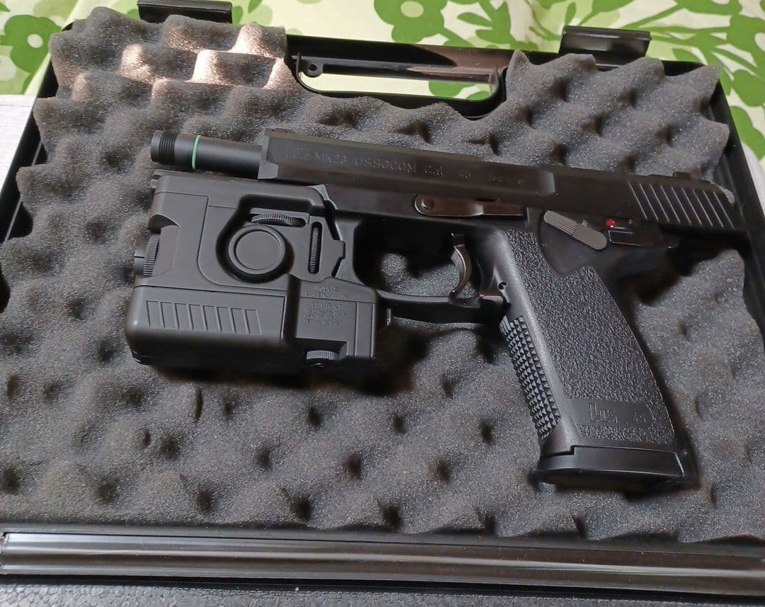 最終値下げMK23 ガスガン 　ブラック夢のブローバックするSOCOM　Mk23