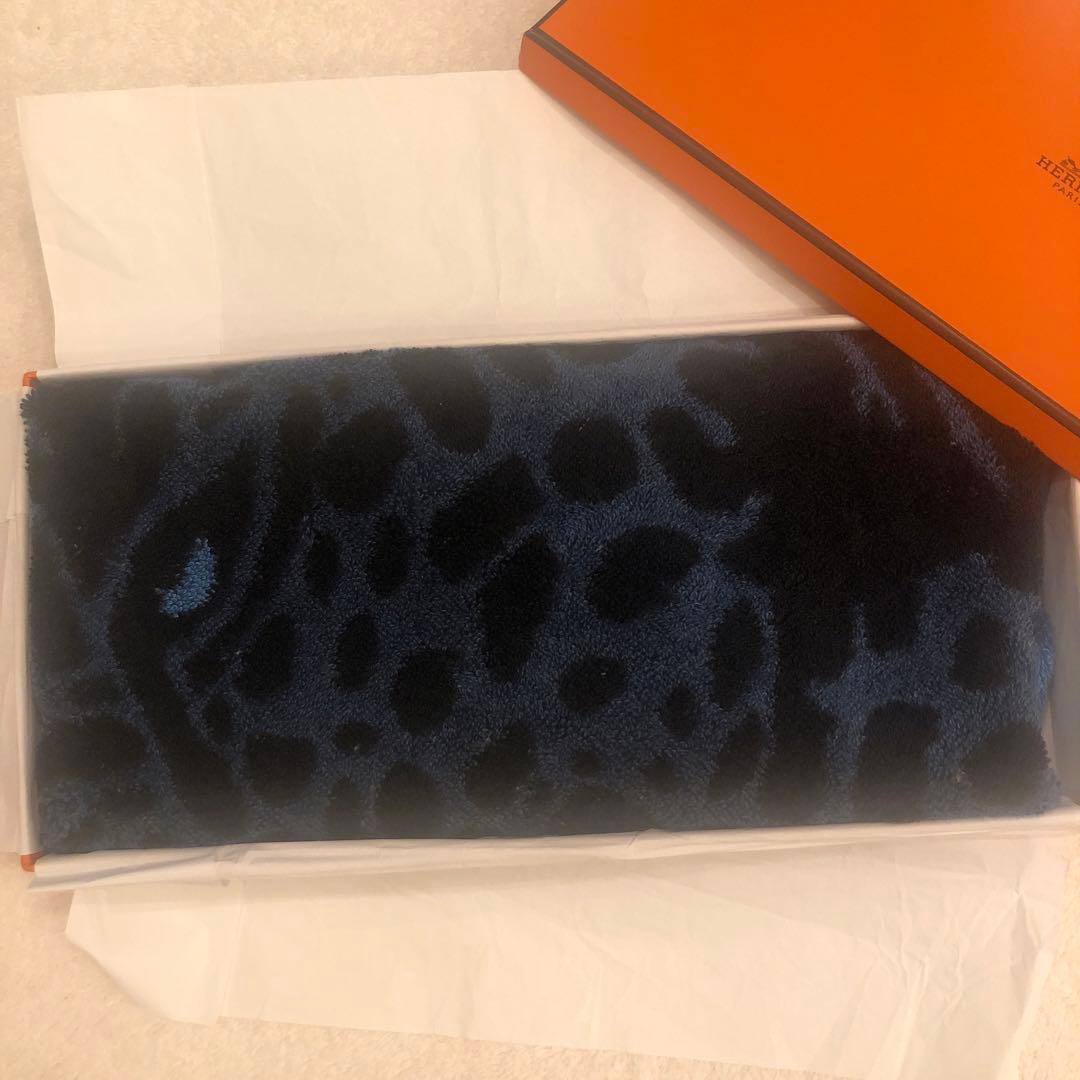 HERMES レオパード　タオル　ビーチ