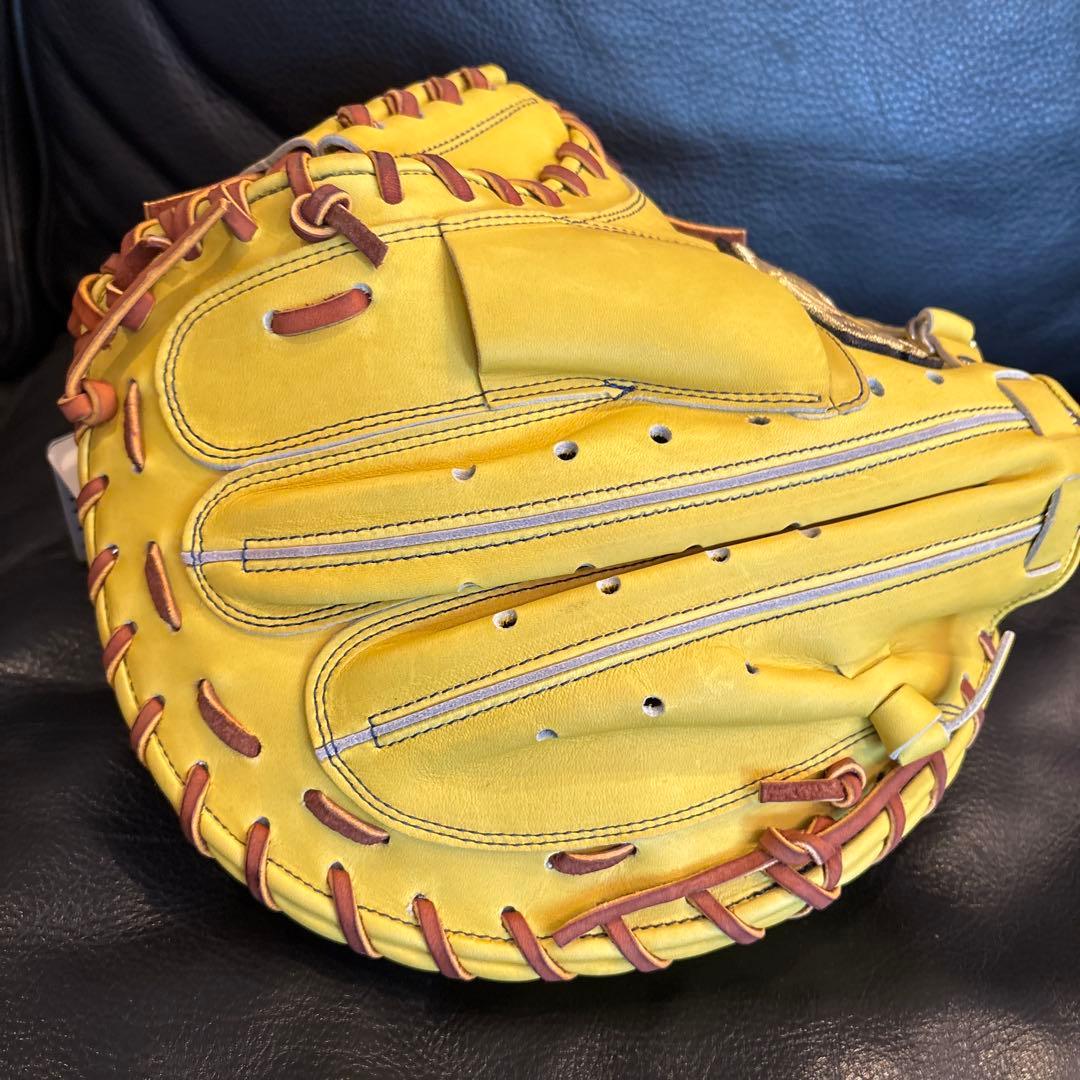 新品　硬式　ハイゴールド　キャッチャーミット　ハタケヤマ