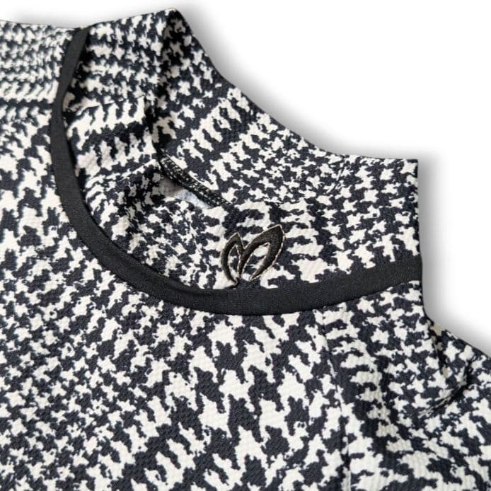 マスターバニーエディション モックネックシャツ カットソー 千鳥格子 サイズ0