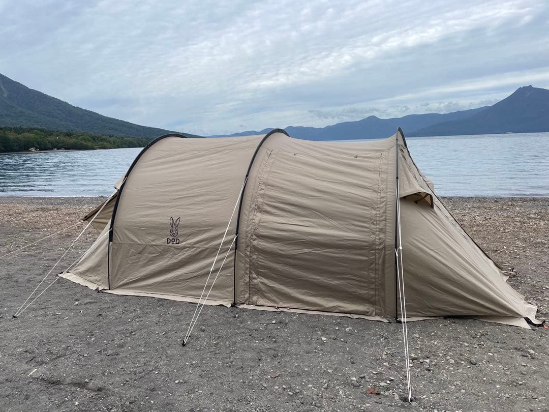 【廃盤品】☆DOD カマボコテントミニ タンカラー ミニカマ T3-488-TN