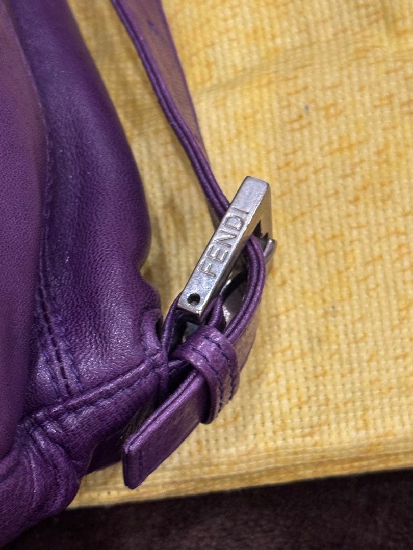 Fendi 紫色 ハンドバッグ 保存袋付き