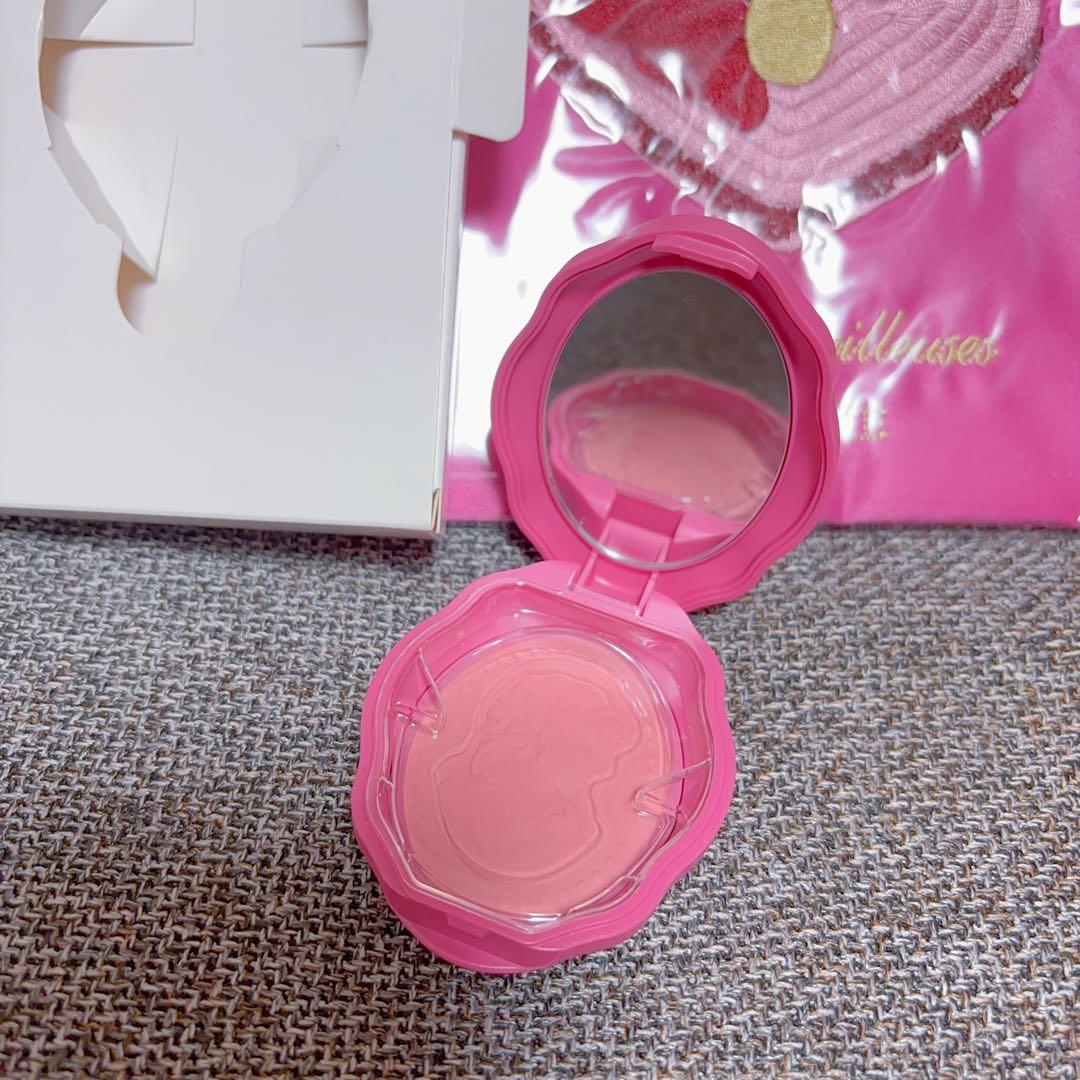 新品未使用　ラデュレ　プレストチークカラー N 111 刺繍ポーチ　限定セット