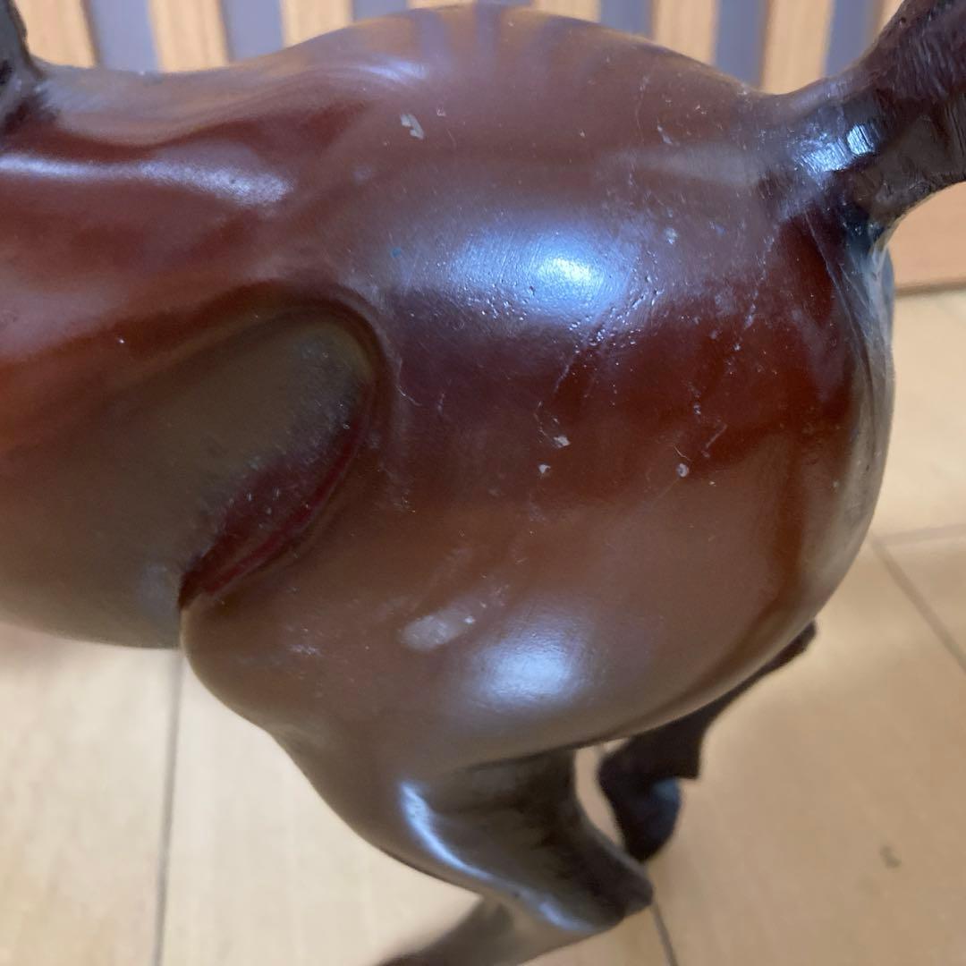 馬の置物　アンティーク　骨董品　昭和レトロ