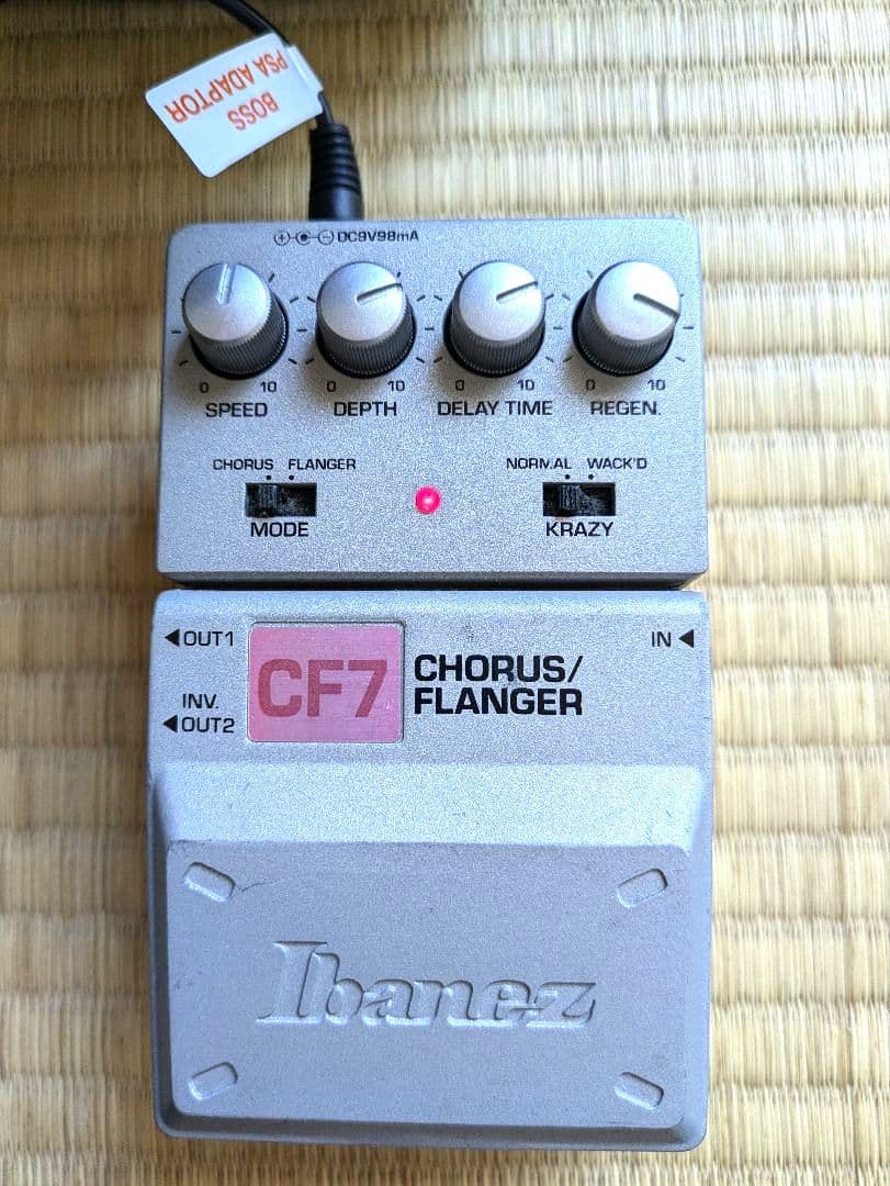 Ibanez CF7 CHORUS FLANGER エフェクター
