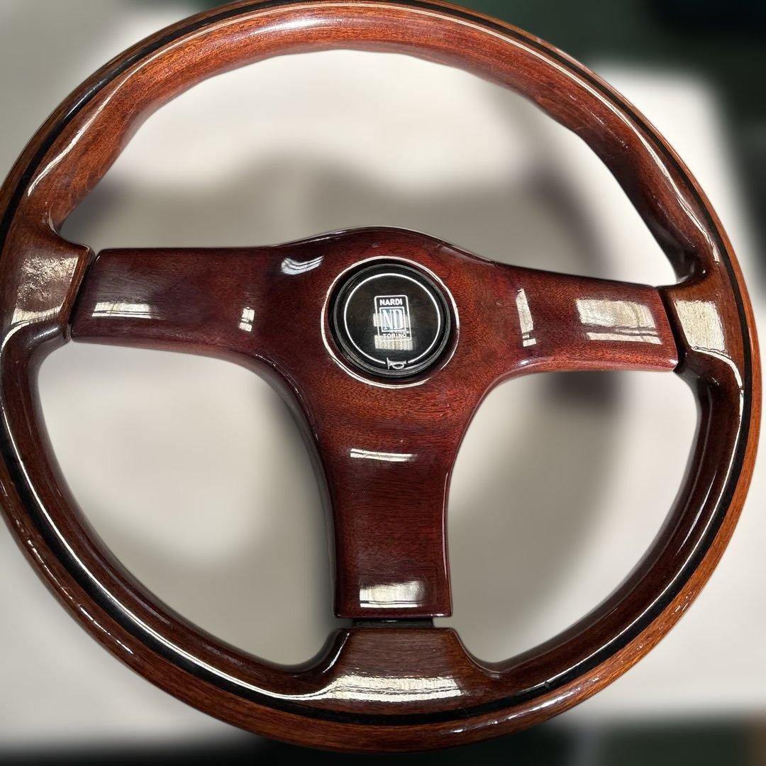 Nardi ND ウッド ステアリング 3本スポーク