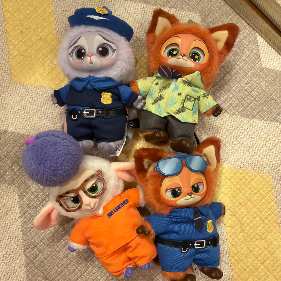 MINISO ズートピア　ジュディ　ニック　ベルウェザー